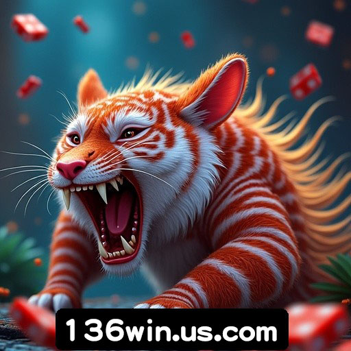 Painel com slots e jogos digitais no lobby da 136win.us.com